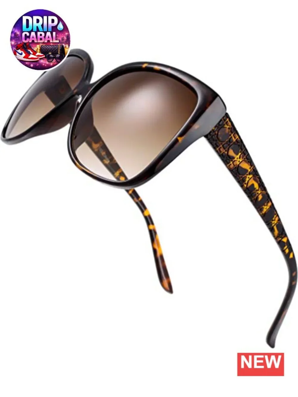 Oversized Square Cat Eye Hybrid Fashion Sunglasses UV Protection for Women -